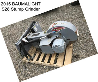 2015 BAUMALIGHT S28 Stump Grinder