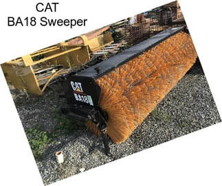 CAT BA18 Sweeper