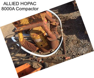 ALLIED HOPAC 8000A Compactor