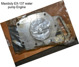 Maxiduty EX-137 water pump Engine