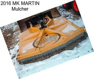 2016 MK MARTIN Mulcher