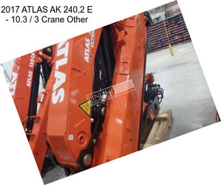 2017 ATLAS AK 240,2 E - 10.3 / 3 Crane Other