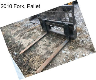 2010 Fork, Pallet