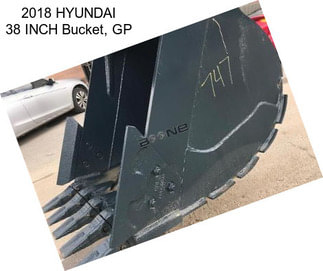 2018 HYUNDAI 38 INCH Bucket, GP