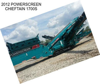 2012 POWERSCREEN CHIEFTAIN 1700S