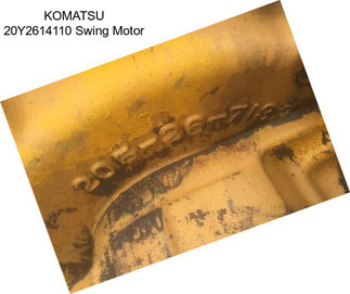 KOMATSU 20Y2614110 Swing Motor
