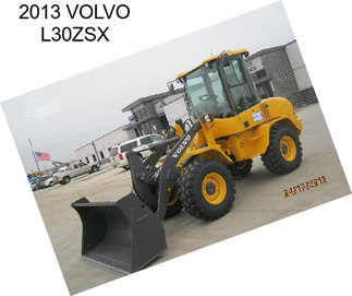 2013 VOLVO L30ZSX