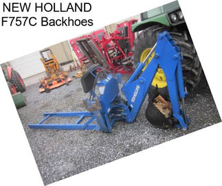 NEW HOLLAND F757C Backhoes