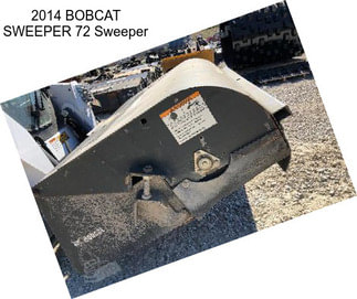 2014 BOBCAT SWEEPER 72 Sweeper