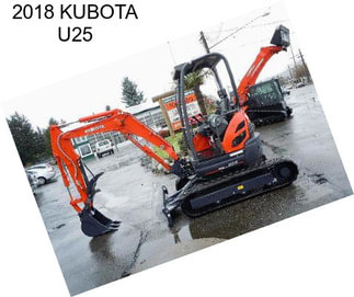 2018 KUBOTA U25
