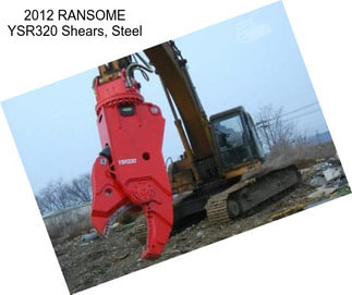 2012 RANSOME YSR320 Shears, Steel