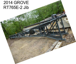 2014 GROVE RT765E-2 Jib