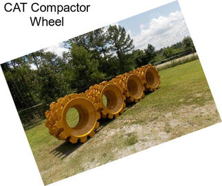 CAT Compactor Wheel