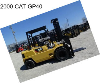 2000 CAT GP40