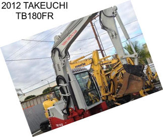 2012 TAKEUCHI TB180FR