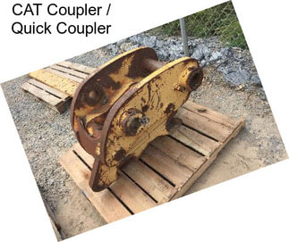 CAT Coupler / Quick Coupler