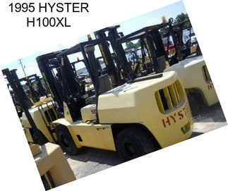 1995 HYSTER H100XL
