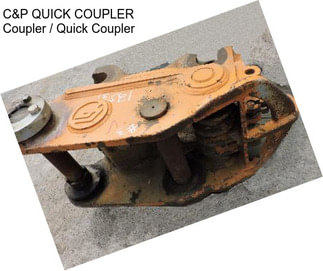 C&P QUICK COUPLER Coupler / Quick Coupler