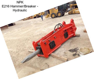 NPK E216 Hammer/Breaker - Hydraulic