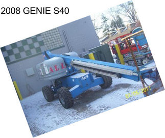 2008 GENIE S40