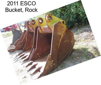 2011 ESCO Bucket, Rock