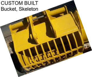 CUSTOM BUILT Bucket, Skeleton