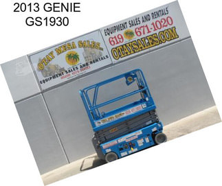 2013 GENIE GS1930