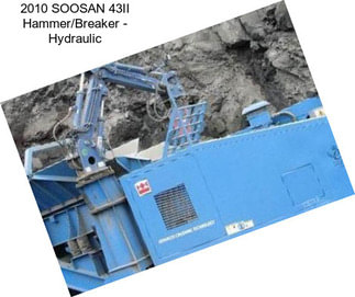 2010 SOOSAN 43II Hammer/Breaker - Hydraulic