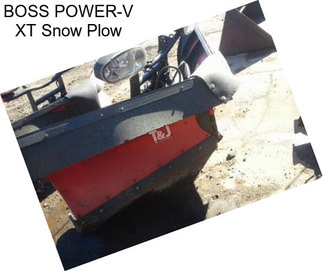 BOSS POWER-V XT Snow Plow