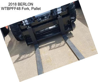 2018 BERLON WTBPFF48 Fork, Pallet