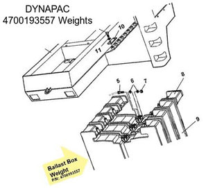 DYNAPAC 4700193557 Weights