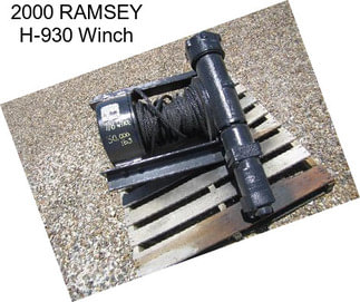 2000 RAMSEY H-930 Winch