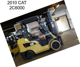 2010 CAT 2C6000