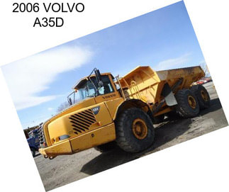 2006 VOLVO A35D