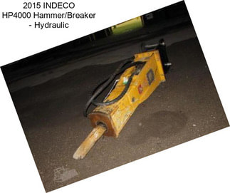 2015 INDECO HP4000 Hammer/Breaker - Hydraulic