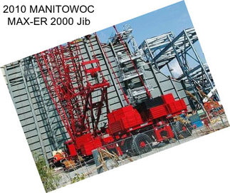 2010 MANITOWOC MAX-ER 2000 Jib