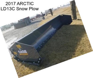 2017 ARCTIC LD13C Snow Plow