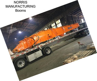 NORRIS MANUFACTURING Booms