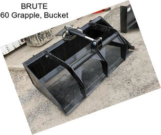 BRUTE 60 Grapple, Bucket