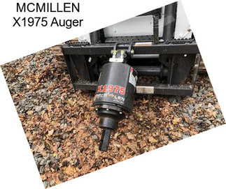 MCMILLEN X1975 Auger