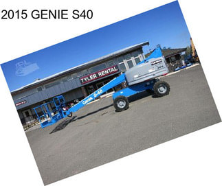 2015 GENIE S40