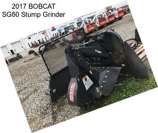 2017 BOBCAT SG60 Stump Grinder