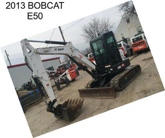 2013 BOBCAT E50