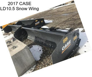 2017 CASE LD10.5 Snow Wing