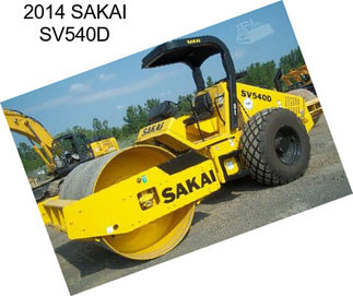 2014 SAKAI SV540D