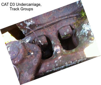 CAT D3 Undercarriage, Track Groups