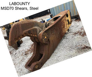 LABOUNTY MSD70 Shears, Steel