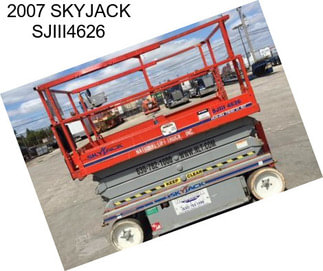 2007 SKYJACK SJIII4626