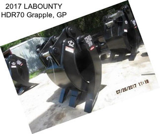 2017 LABOUNTY HDR70 Grapple, GP