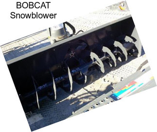 BOBCAT Snowblower